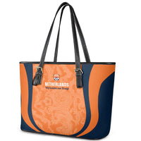 Netherlands Football Leather Tote Bag 2026 Come On Oranje - Wonder Print Shop