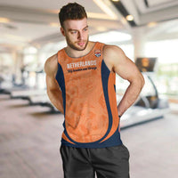 Custom Netherlands Football Men Tank Top 2026 Come On Oranje - Wonder Print Shop