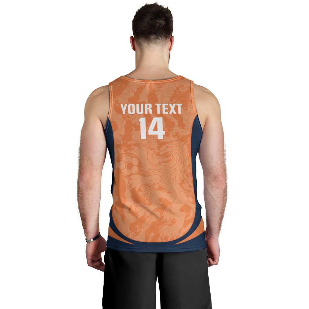 Custom Netherlands Football Men Tank Top 2026 Come On Oranje - Wonder Print Shop