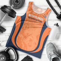 Custom Netherlands Football Men Tank Top 2026 Come On Oranje - Wonder Print Shop