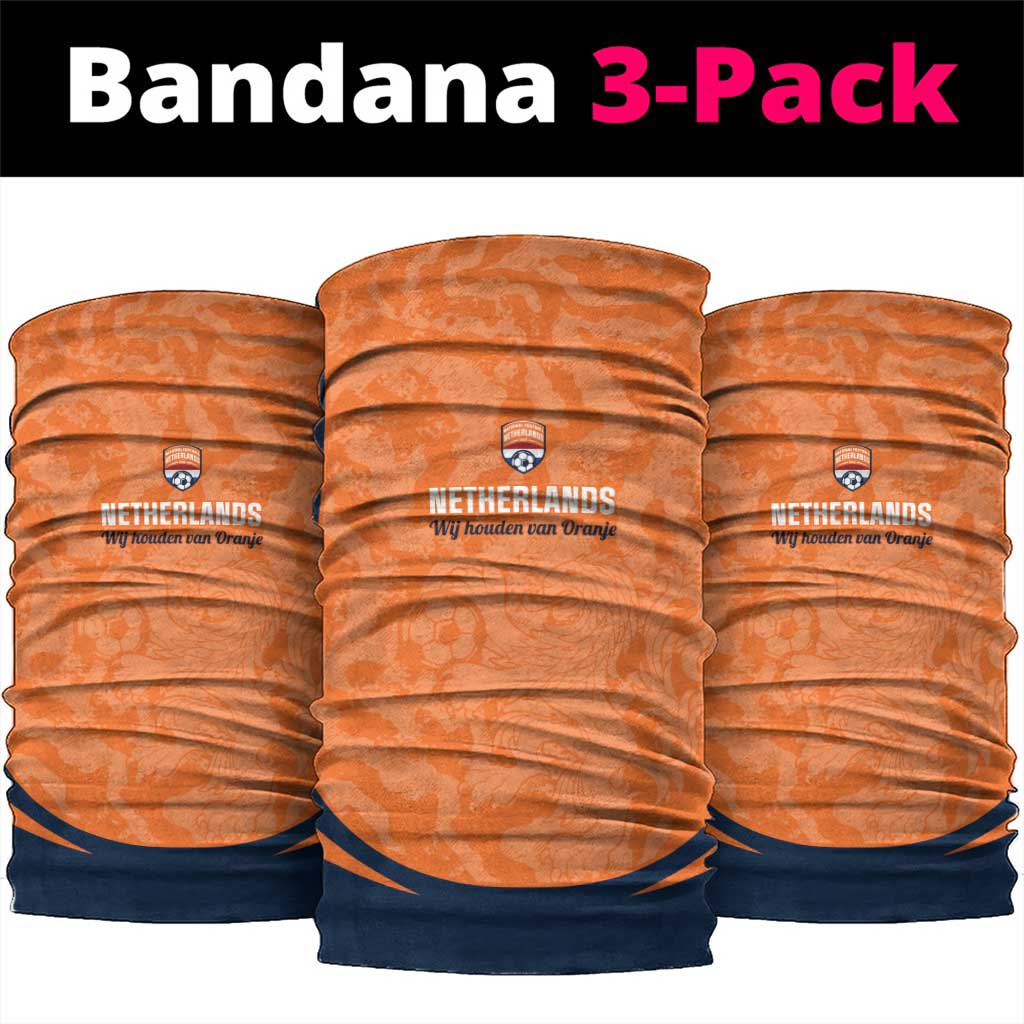 Netherlands Football Neck Gaiter 2026 Come On Oranje - Wonder Print Shop