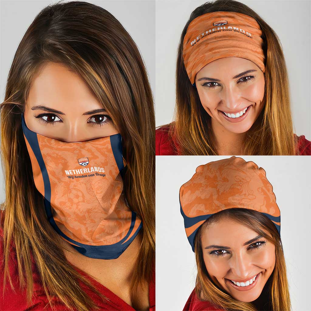 Netherlands Football Neck Gaiter 2026 Come On Oranje - Wonder Print Shop
