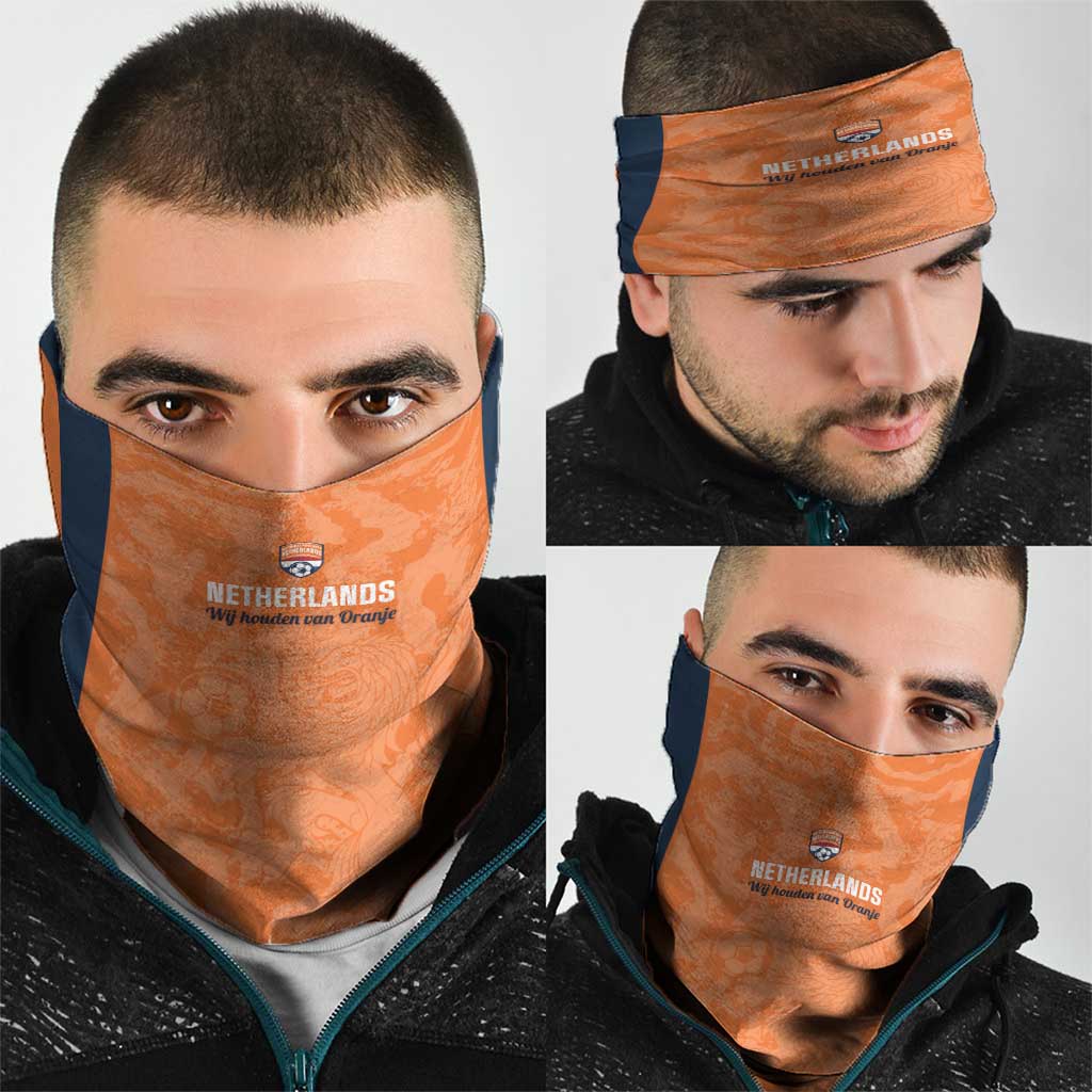 Netherlands Football Neck Gaiter 2026 Come On Oranje - Wonder Print Shop