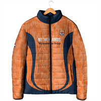 Custom Netherlands Football Padded Jacket 2026 Come On Oranje - Wonder Print Shop
