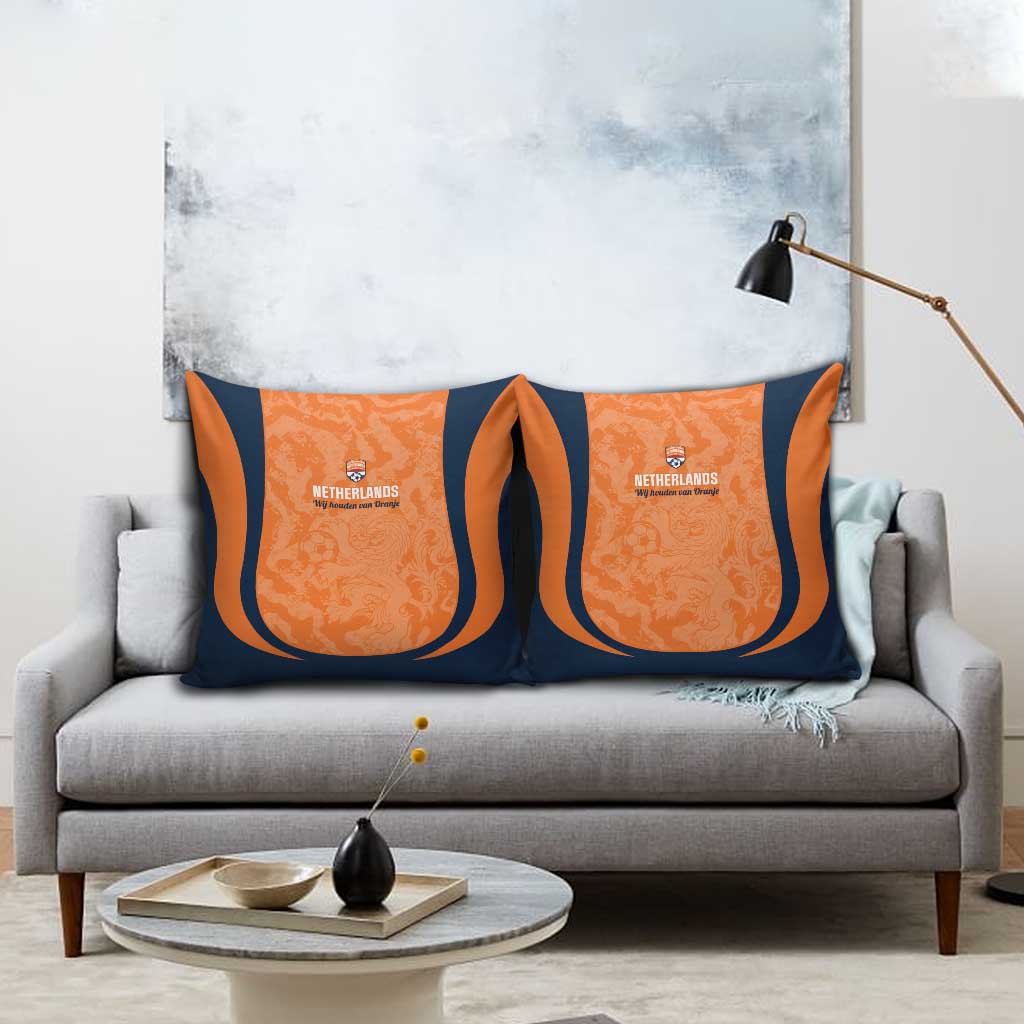 Netherlands Football Pillow Cover 2026 Come On Oranje - Wonder Print Shop