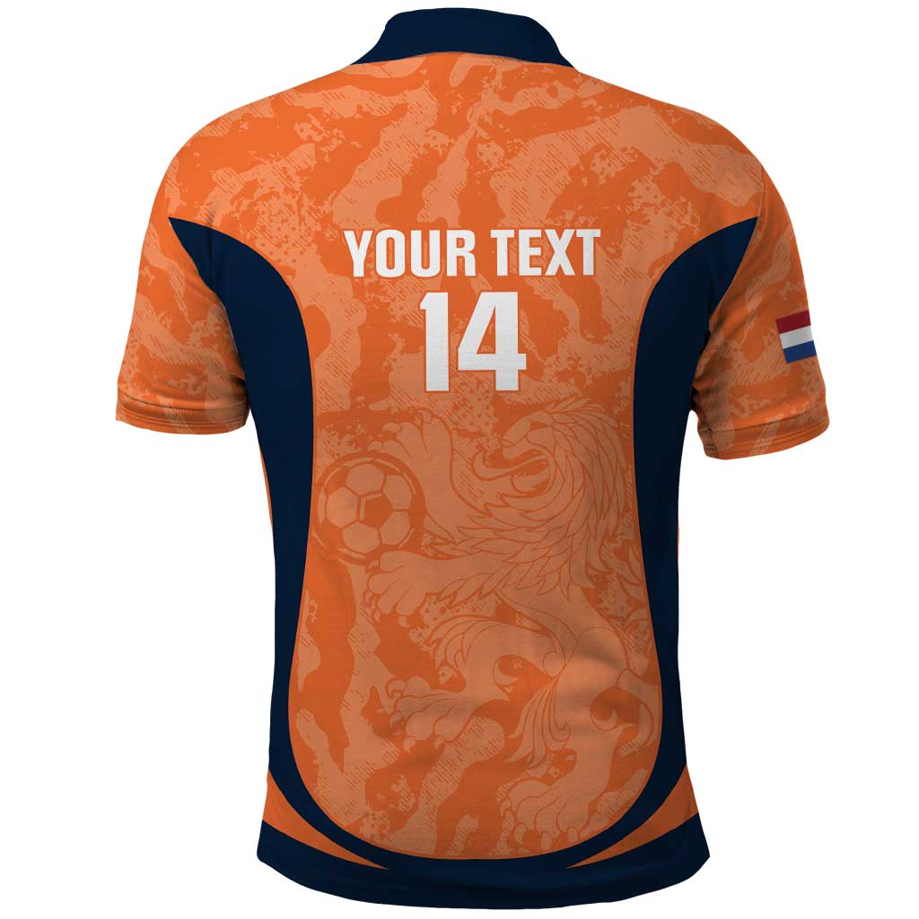 Custom Netherlands Football Polo Shirt 2026 Come On Oranje - Wonder Print Shop