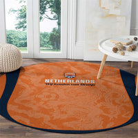 Netherlands Football Round Carpet 2026 Come On Oranje - Wonder Print Shop