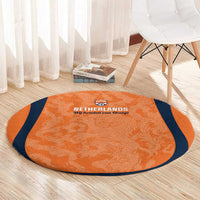 Netherlands Football Round Carpet 2026 Come On Oranje - Wonder Print Shop