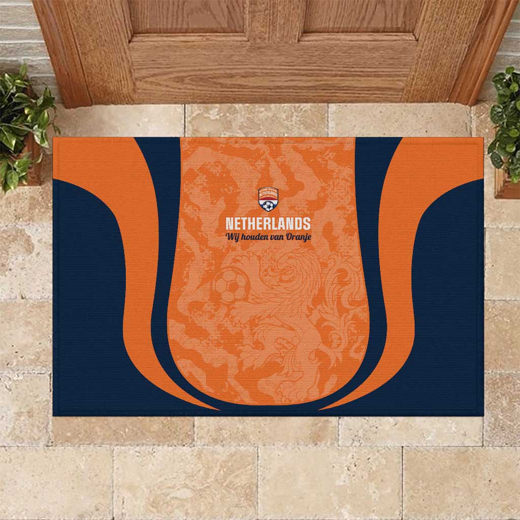 Netherlands Football Rubber Doormat 2026 Come On Oranje - Wonder Print Shop