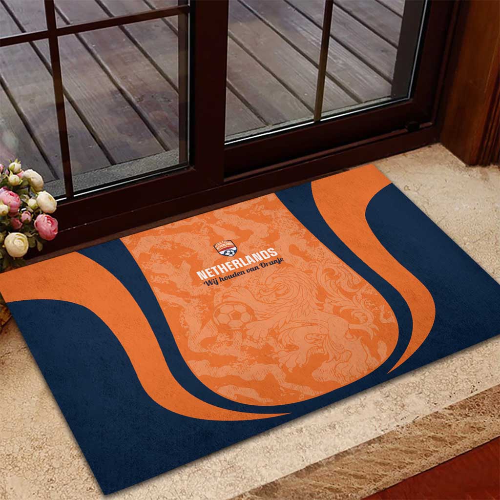 Netherlands Football Rubber Doormat 2026 Come On Oranje - Wonder Print Shop