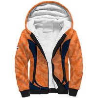 Custom Netherlands Football Sherpa Hoodie 2026 Come On Oranje - Wonder Print Shop