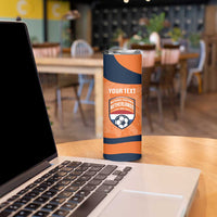 Custom Netherlands Football Skinny Tumbler 2026 Come On Oranje - Wonder Print Shop
