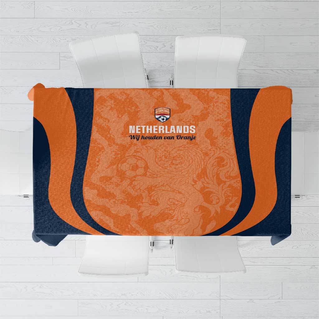 Netherlands Football Tablecloth 2026 Come On Oranje - Wonder Print Shop