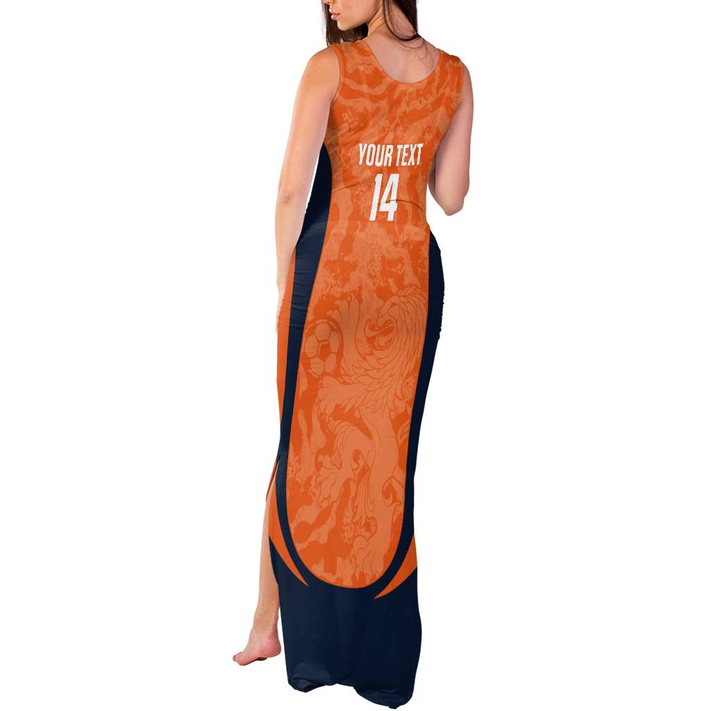 Custom Netherlands Football Tank Maxi Dress 2026 Come On Oranje - Wonder Print Shop