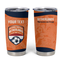 Custom Netherlands Football Tumbler Cup 2026 Come On Oranje - Wonder Print Shop