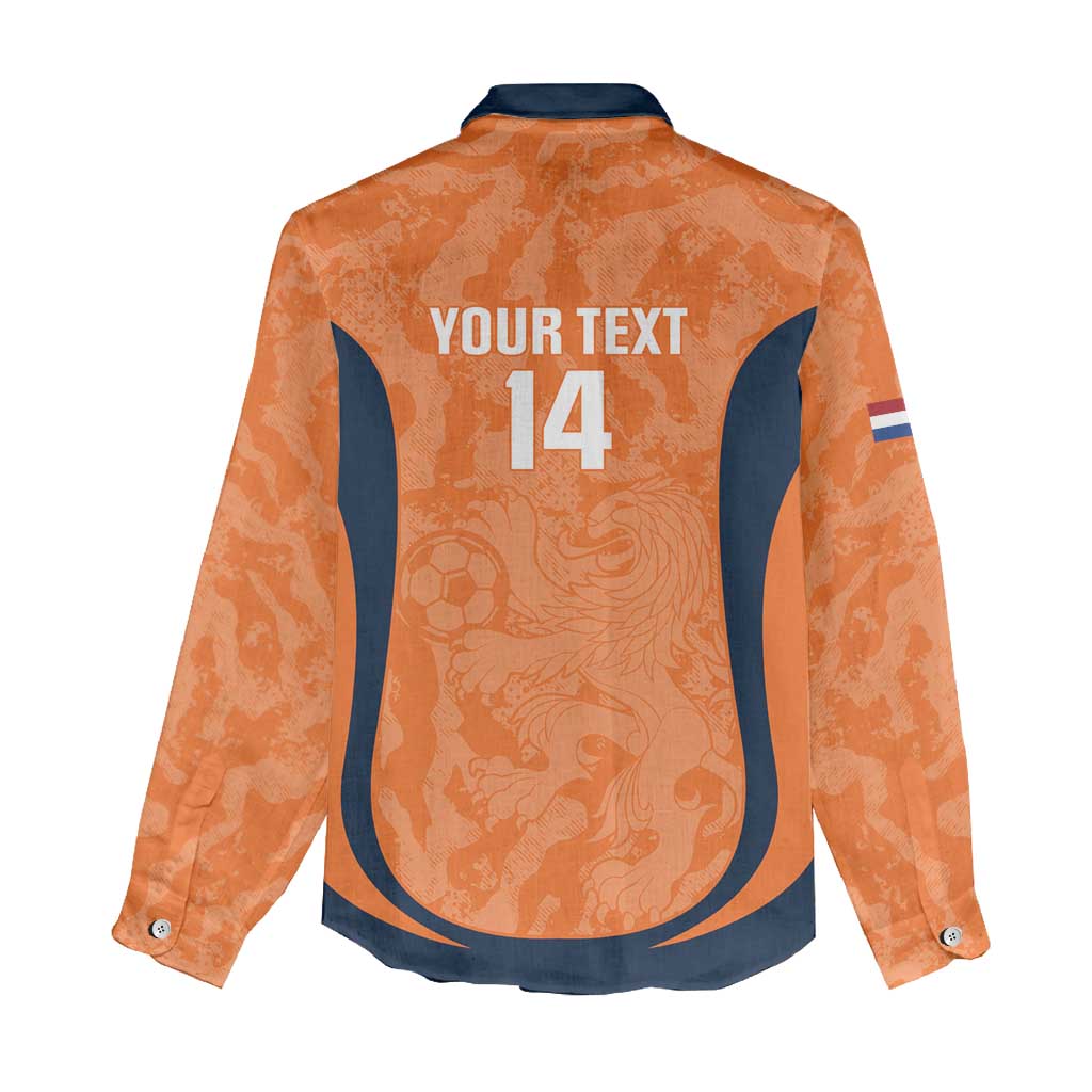 Custom Netherlands Football Women Casual Shirt 2026 Come On Oranje - Wonder Print Shop
