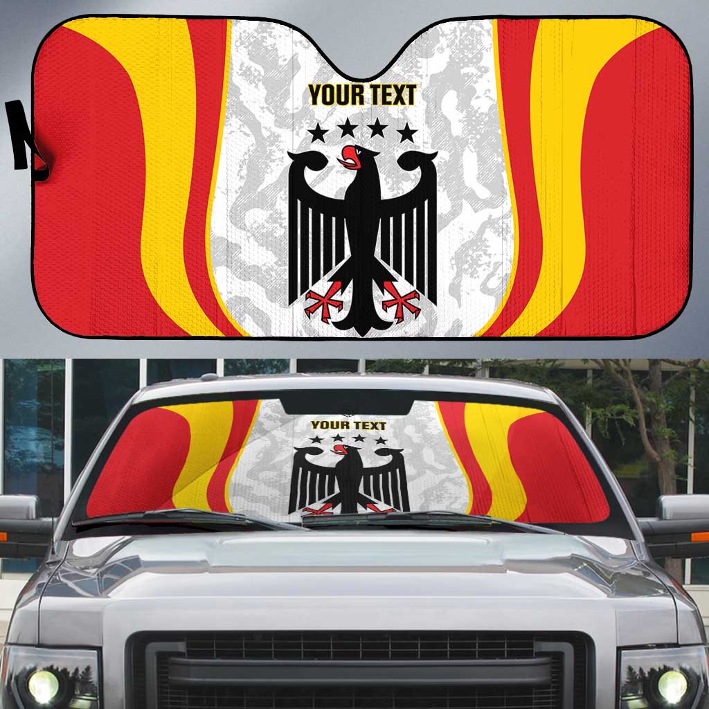 Custom Germany Football Auto Sun Shade 2026 Come On Die Nationalelf - Wonder Print Shop