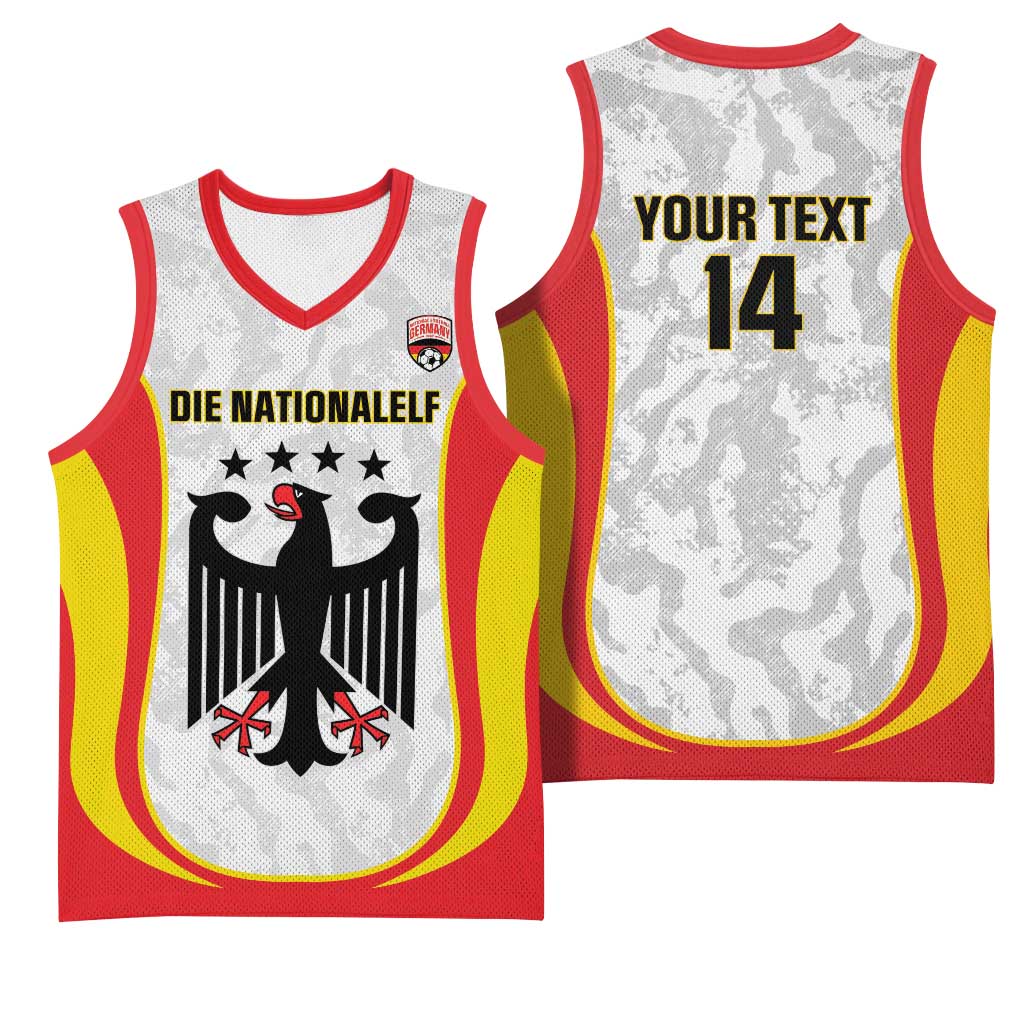 Custom Germany Football Basketball Jersey 2026 Come On Die Nationalelf - Wonder Print Shop