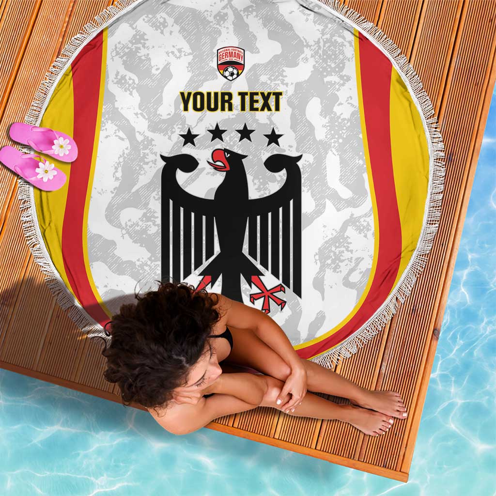 Custom Germany Football Beach Blanket 2026 Come On Die Nationalelf - Wonder Print Shop