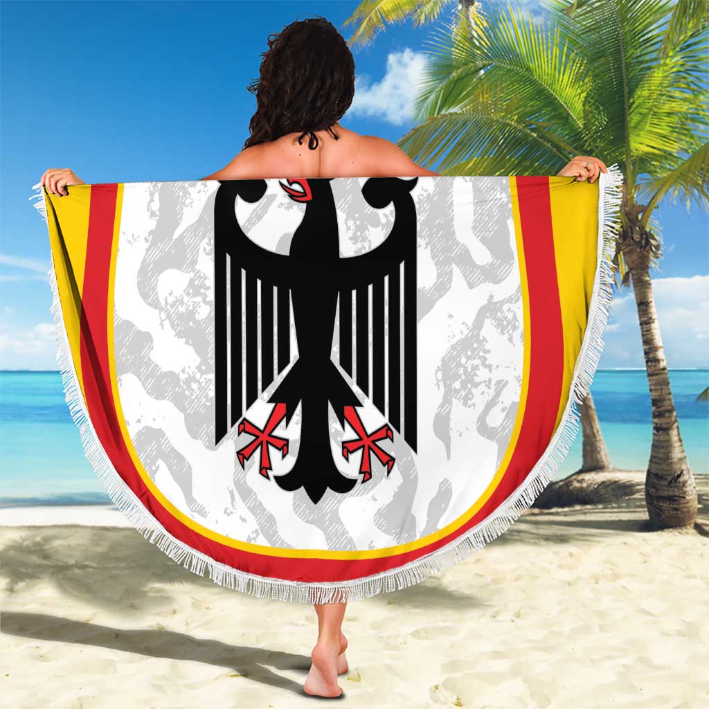 Custom Germany Football Beach Blanket 2026 Come On Die Nationalelf - Wonder Print Shop