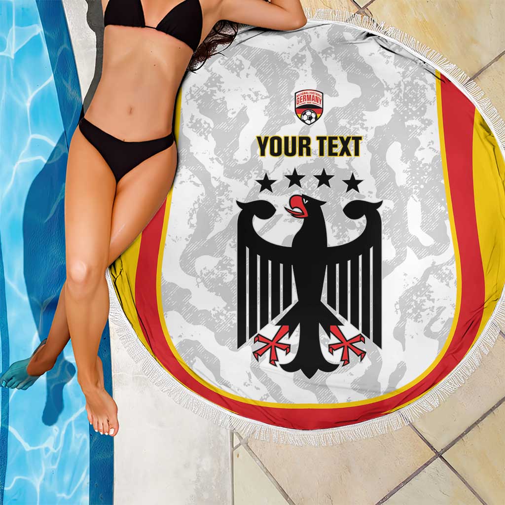 Custom Germany Football Beach Blanket 2026 Come On Die Nationalelf - Wonder Print Shop