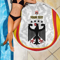 Custom Germany Football Beach Blanket 2026 Come On Die Nationalelf - Wonder Print Shop