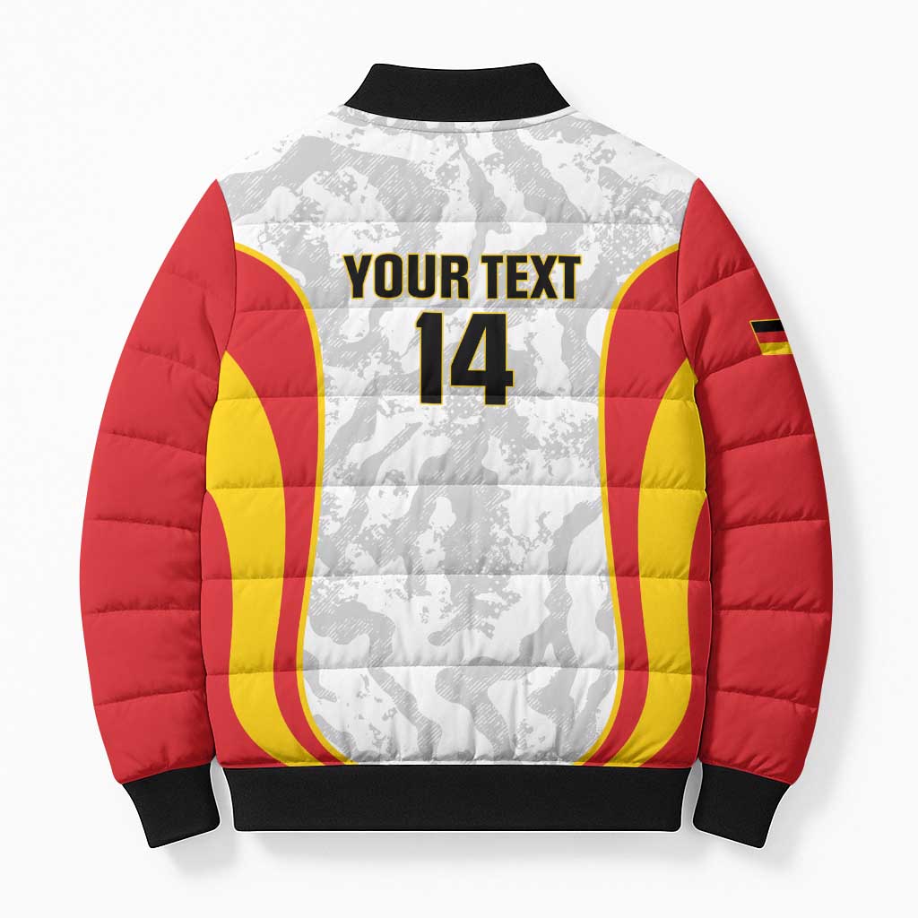 Custom Germany Football Bomber Puffer Jacket 2026 Come On Die Nationalelf - Wonder Print Shop