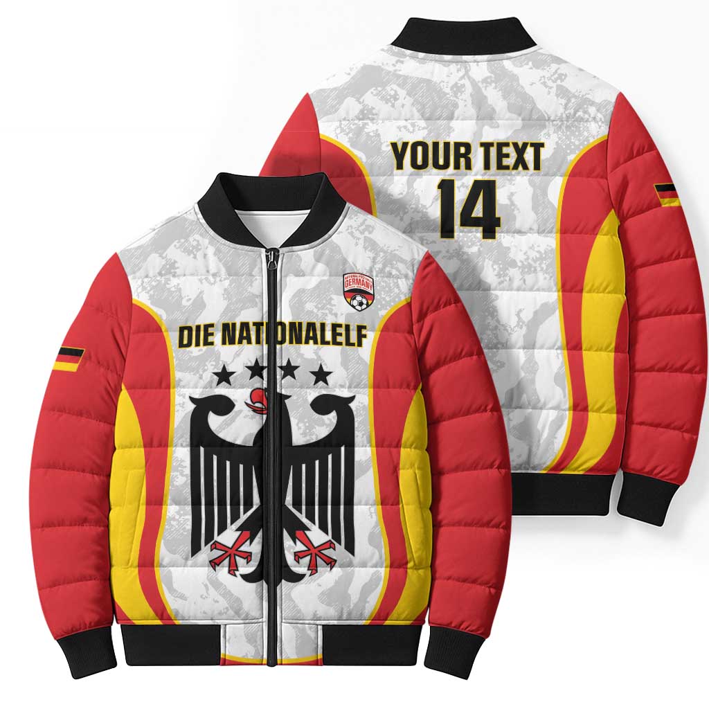 Custom Germany Football Bomber Puffer Jacket 2026 Come On Die Nationalelf - Wonder Print Shop