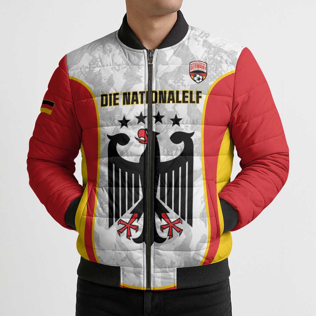 Custom Germany Football Bomber Puffer Jacket 2026 Come On Die Nationalelf - Wonder Print Shop