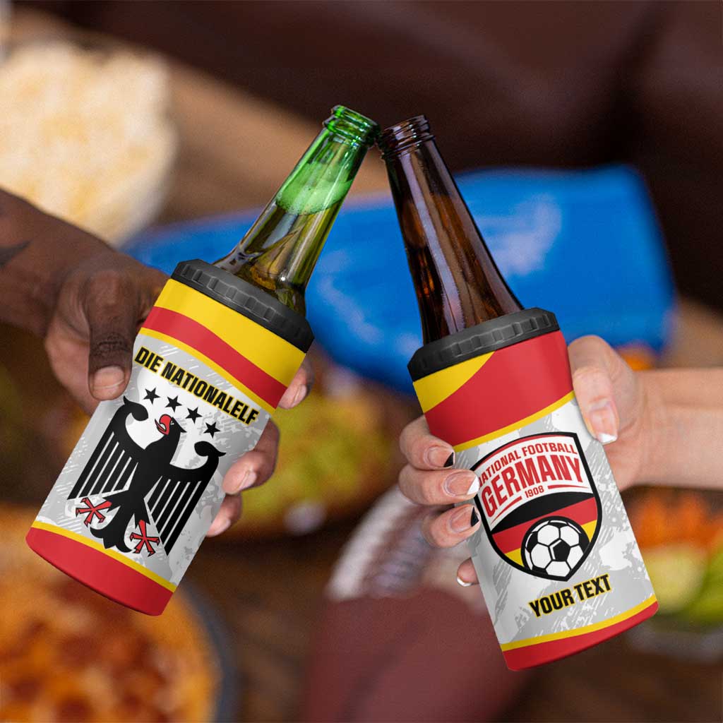 Custom Germany Football 4 in 1 Can Cooler Tumbler 2026 Come On Die Nationalelf - Wonder Print Shop