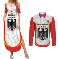 Custom Germany Football Couples Matching Summer Maxi Dress and Long Sleeve Button Shirt 2026 Come On Die Nationalelf - Wonder Print Shop