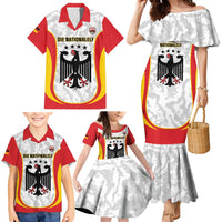 Custom Germany Football Family Matching Mermaid Dress and Hawaiian Shirt 2026 Come On Die Nationalelf - Wonder Print Shop