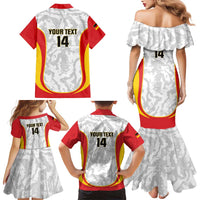 Custom Germany Football Family Matching Mermaid Dress and Hawaiian Shirt 2026 Come On Die Nationalelf - Wonder Print Shop