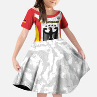 Custom Germany Football Family Matching Off Shoulder Maxi Dress and Hawaiian Shirt 2026 Come On Die Nationalelf - Wonder Print Shop