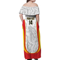 Custom Germany Football Family Matching Off Shoulder Maxi Dress and Hawaiian Shirt 2026 Come On Die Nationalelf - Wonder Print Shop