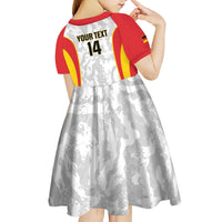 Custom Germany Football Kid Short Sleeve Dress 2026 Come On Die Nationalelf - Wonder Print Shop