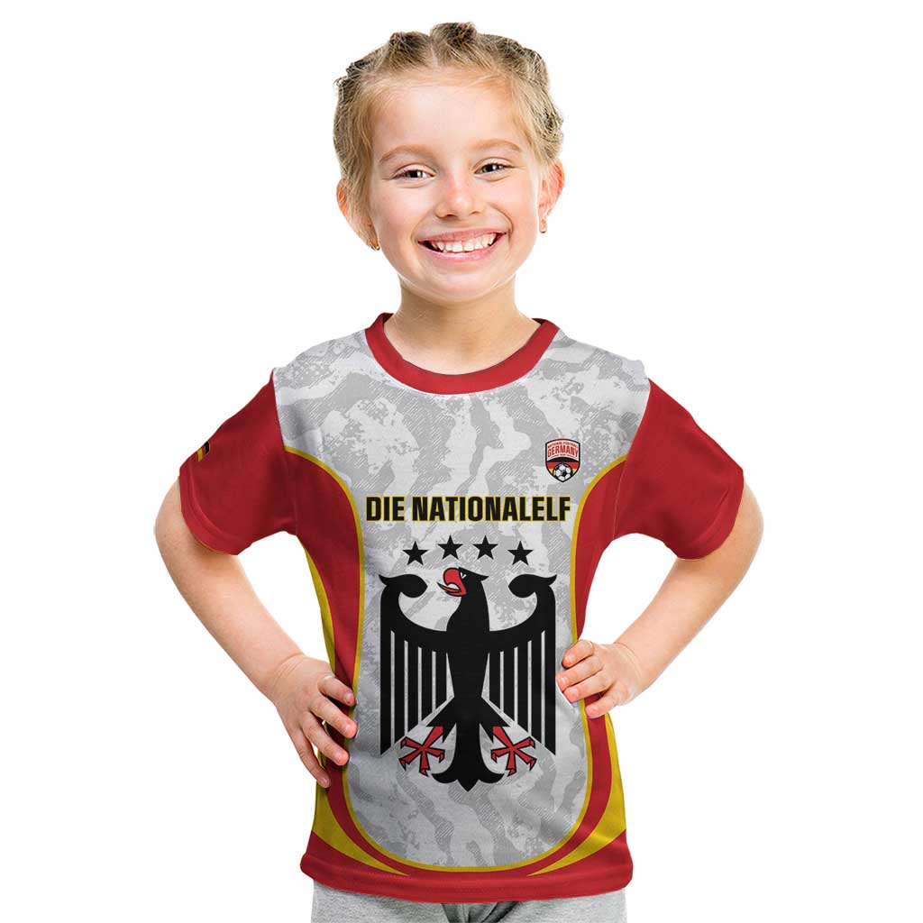 Custom Germany Football Kid T Shirt 2026 Come On Die Nationalelf - Wonder Print Shop
