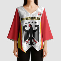 Custom Germany Football Kimono Sleeve Blouse 2026 Come On Die Nationalelf - Wonder Print Shop