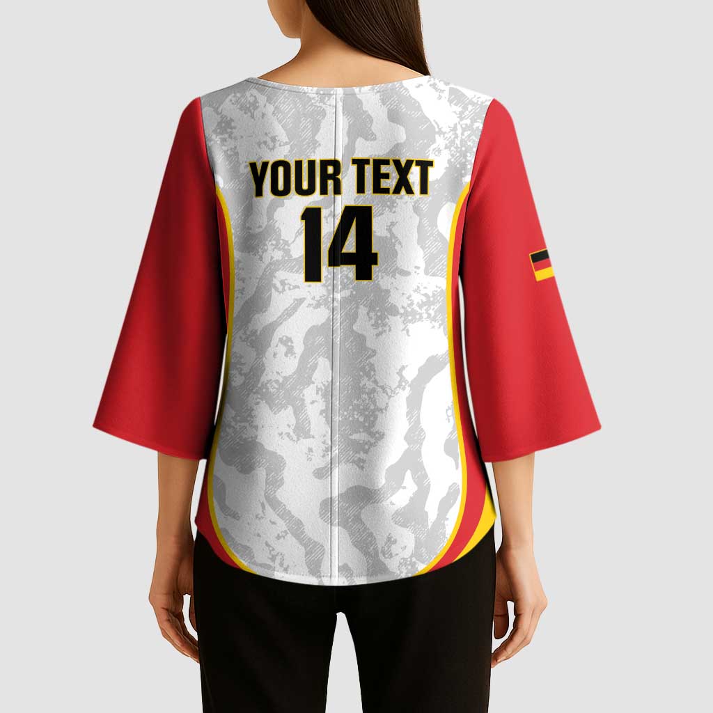 Custom Germany Football Kimono Sleeve Blouse 2026 Come On Die Nationalelf - Wonder Print Shop