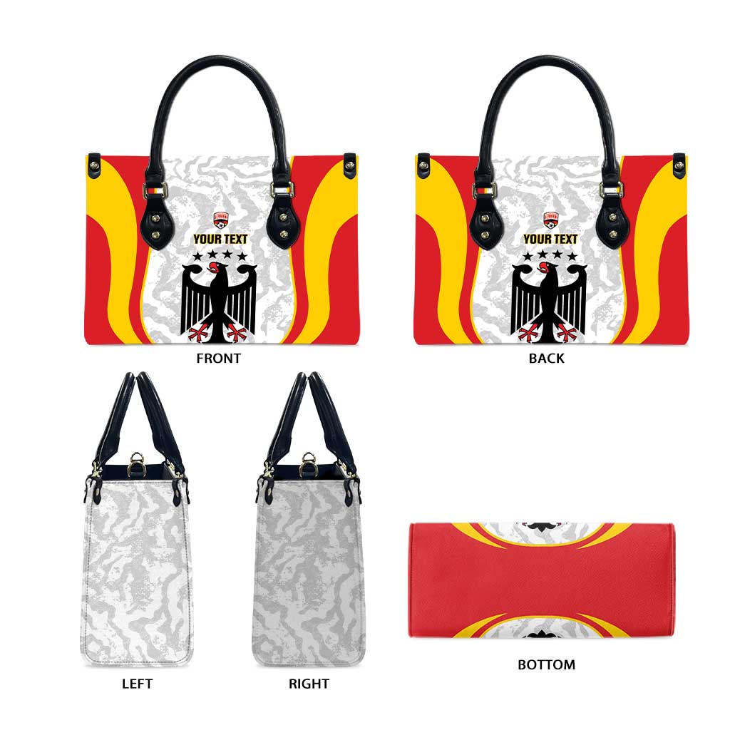 Custom Germany Football Leather Bag 2026 Come On Die Nationalelf - Wonder Print Shop