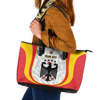 Custom Germany Football Leather Tote Bag 2026 Come On Die Nationalelf - Wonder Print Shop