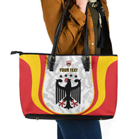 Custom Germany Football Leather Tote Bag 2026 Come On Die Nationalelf - Wonder Print Shop