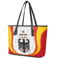 Custom Germany Football Leather Tote Bag 2026 Come On Die Nationalelf - Wonder Print Shop