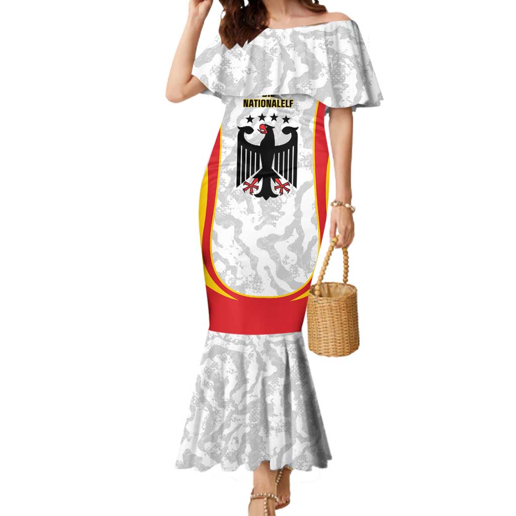 Custom Germany Football Mermaid Dress 2026 Come On Die Nationalelf - Wonder Print Shop