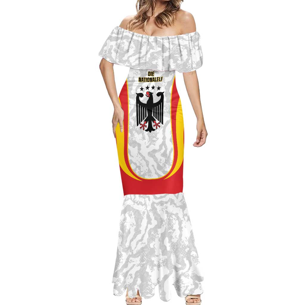 Custom Germany Football Mermaid Dress 2026 Come On Die Nationalelf - Wonder Print Shop