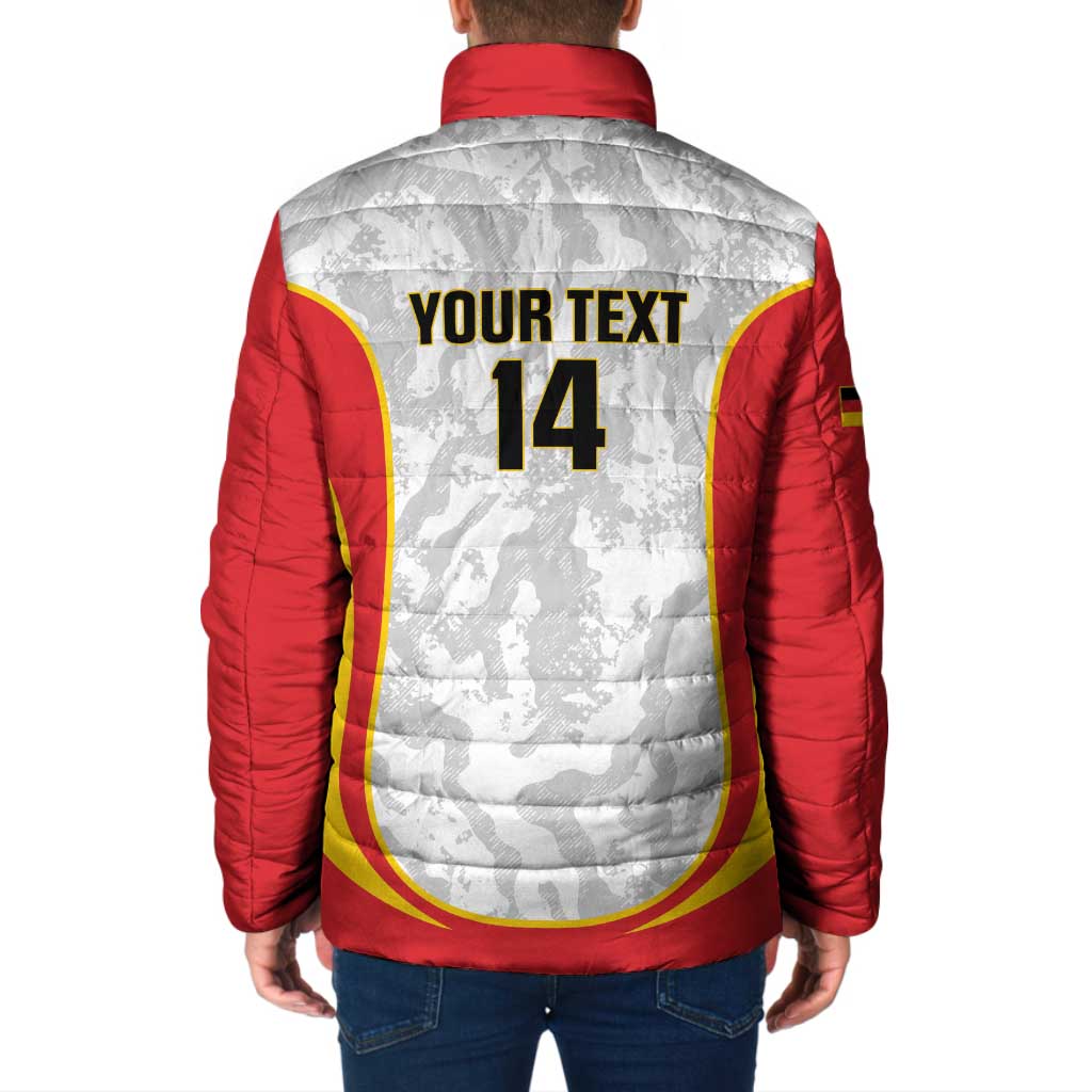 Custom Germany Football Padded Jacket 2026 Come On Die Nationalelf - Wonder Print Shop