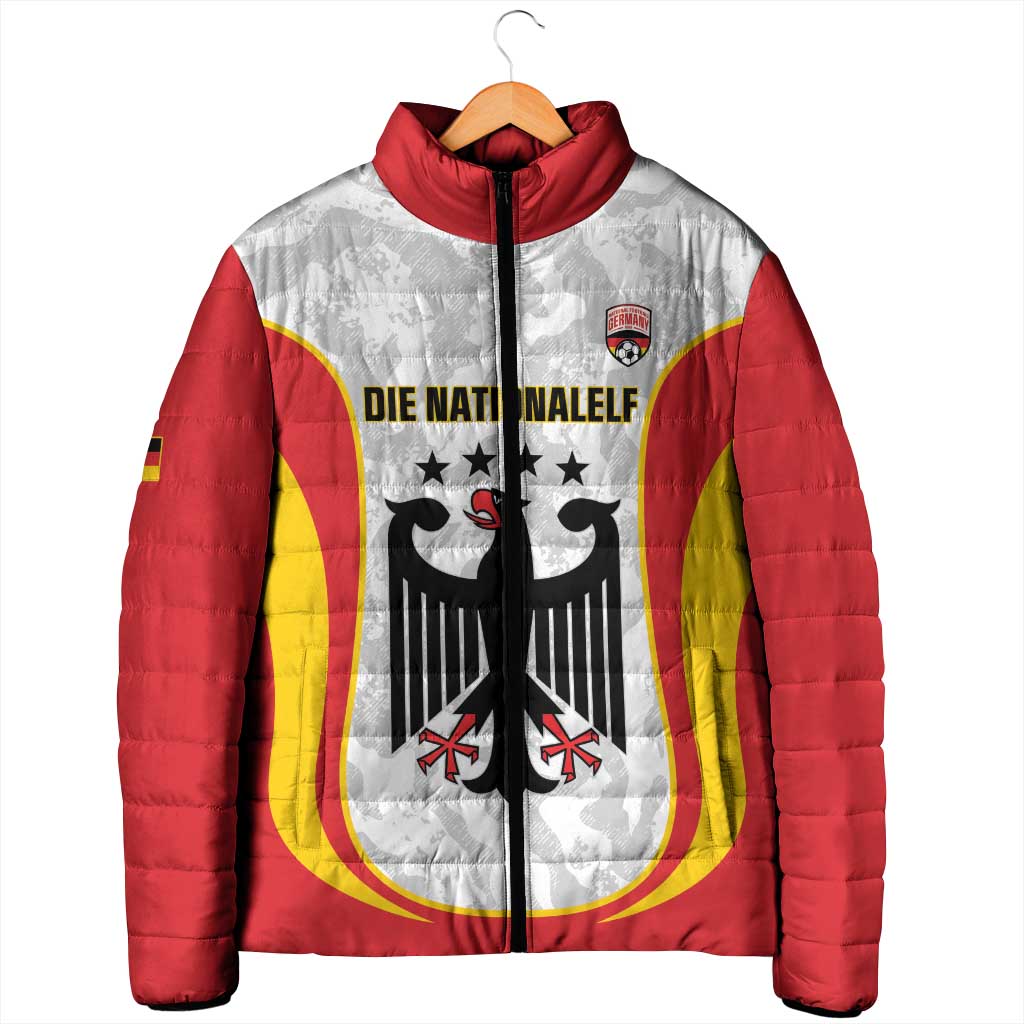 Custom Germany Football Padded Jacket 2026 Come On Die Nationalelf - Wonder Print Shop