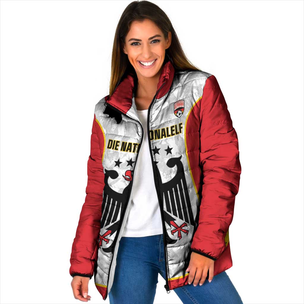 Custom Germany Football Padded Jacket 2026 Come On Die Nationalelf - Wonder Print Shop