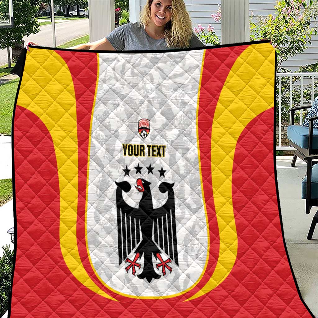 Custom Germany Football Quilt 2026 Come On Die Nationalelf - Wonder Print Shop