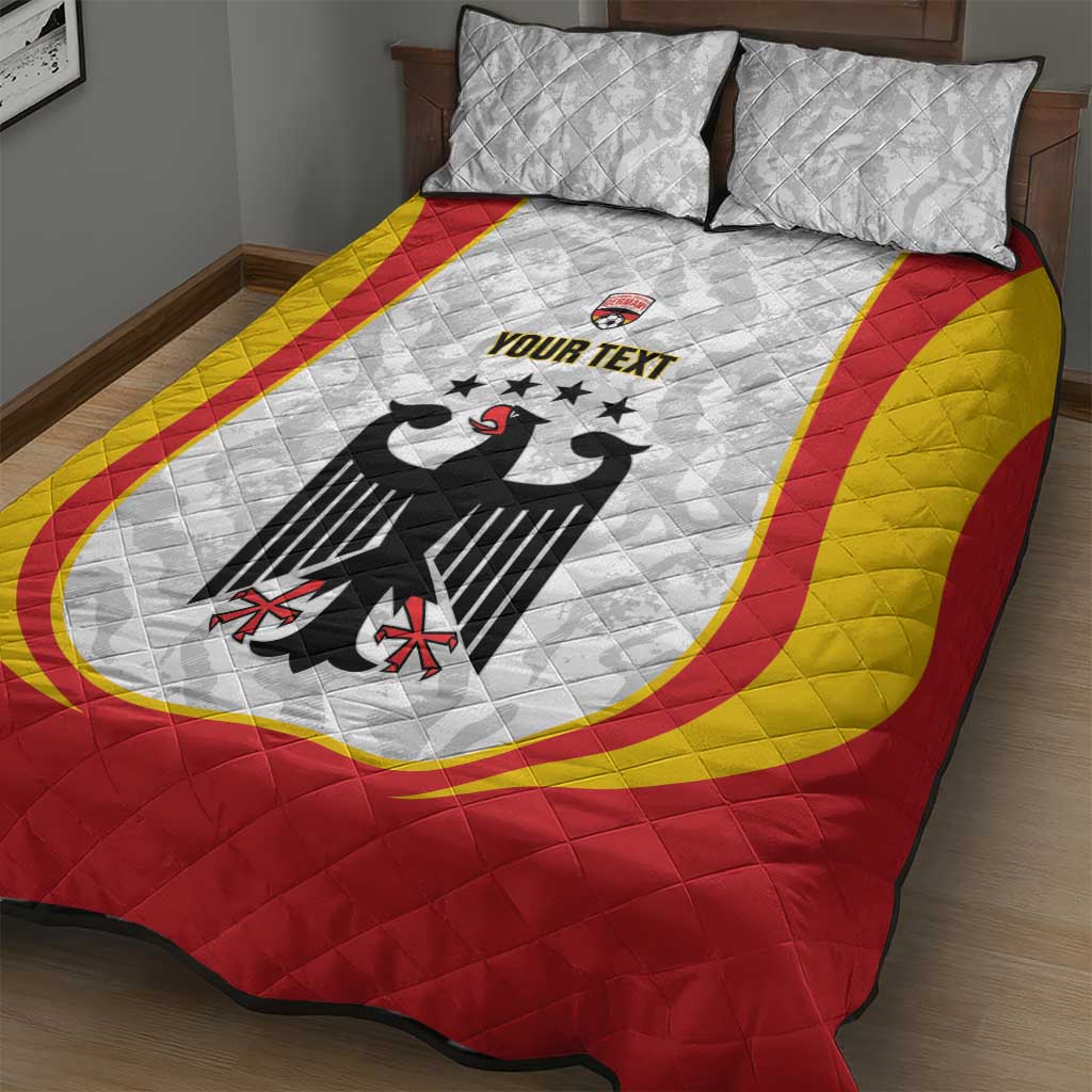 Custom Germany Football Quilt Bed Set 2026 Come On Die Nationalelf - Wonder Print Shop